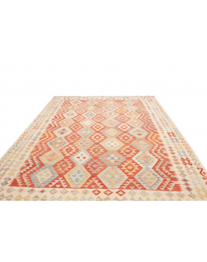 Tappeto Kilim Afghanistan giallo arancione 250x344