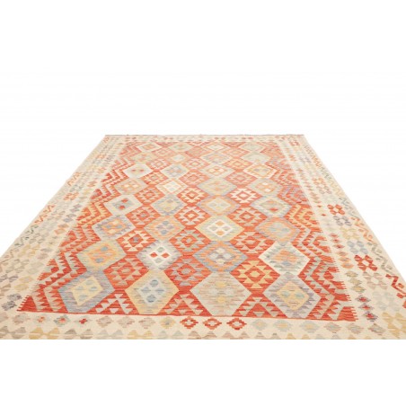 Tappeto Kilim Afghanistan giallo arancione 250x344