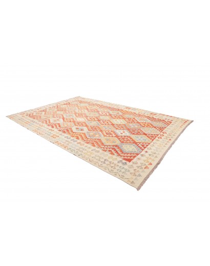 Tappeto Kilim Afghanistan giallo arancione 250x344