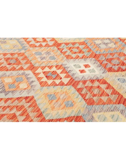 Tappeto Kilim Afghanistan giallo arancione 250x344