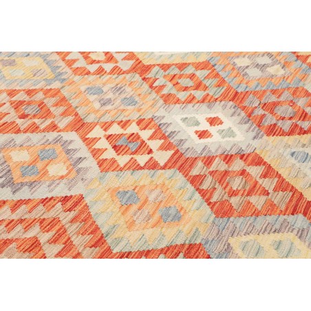 Tappeto Kilim Afghanistan giallo arancione 250x344