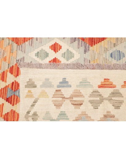 Tappeto Kilim Afghanistan giallo arancione 250x344