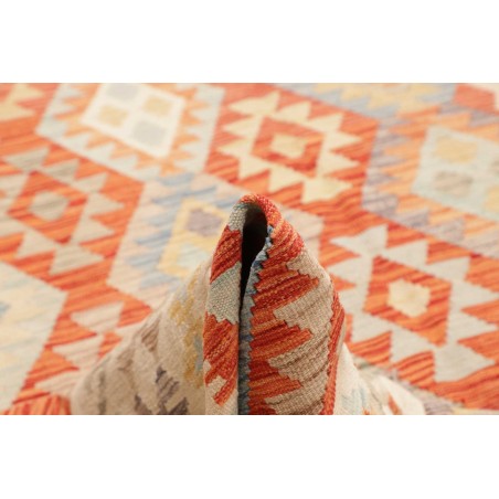 Tappeto Kilim Afghanistan giallo arancione 250x344