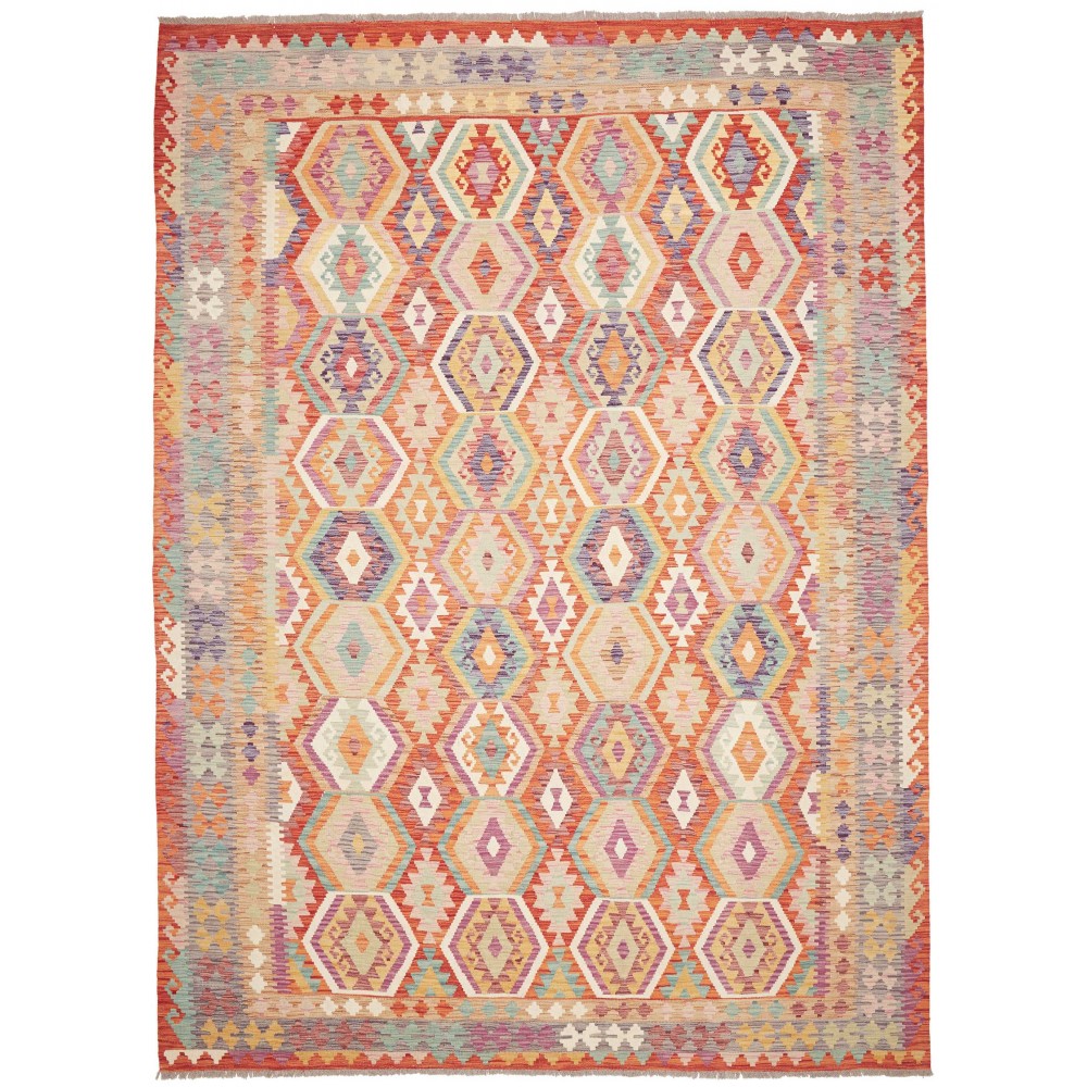 Tappeto Kilim Afghanistan marrone 253x342