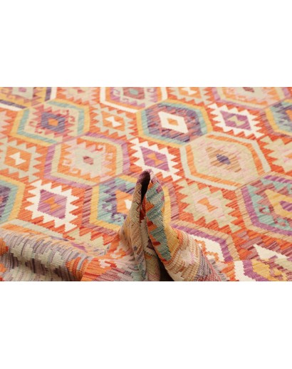 Tappeto Kilim Afghanistan marrone 253x342