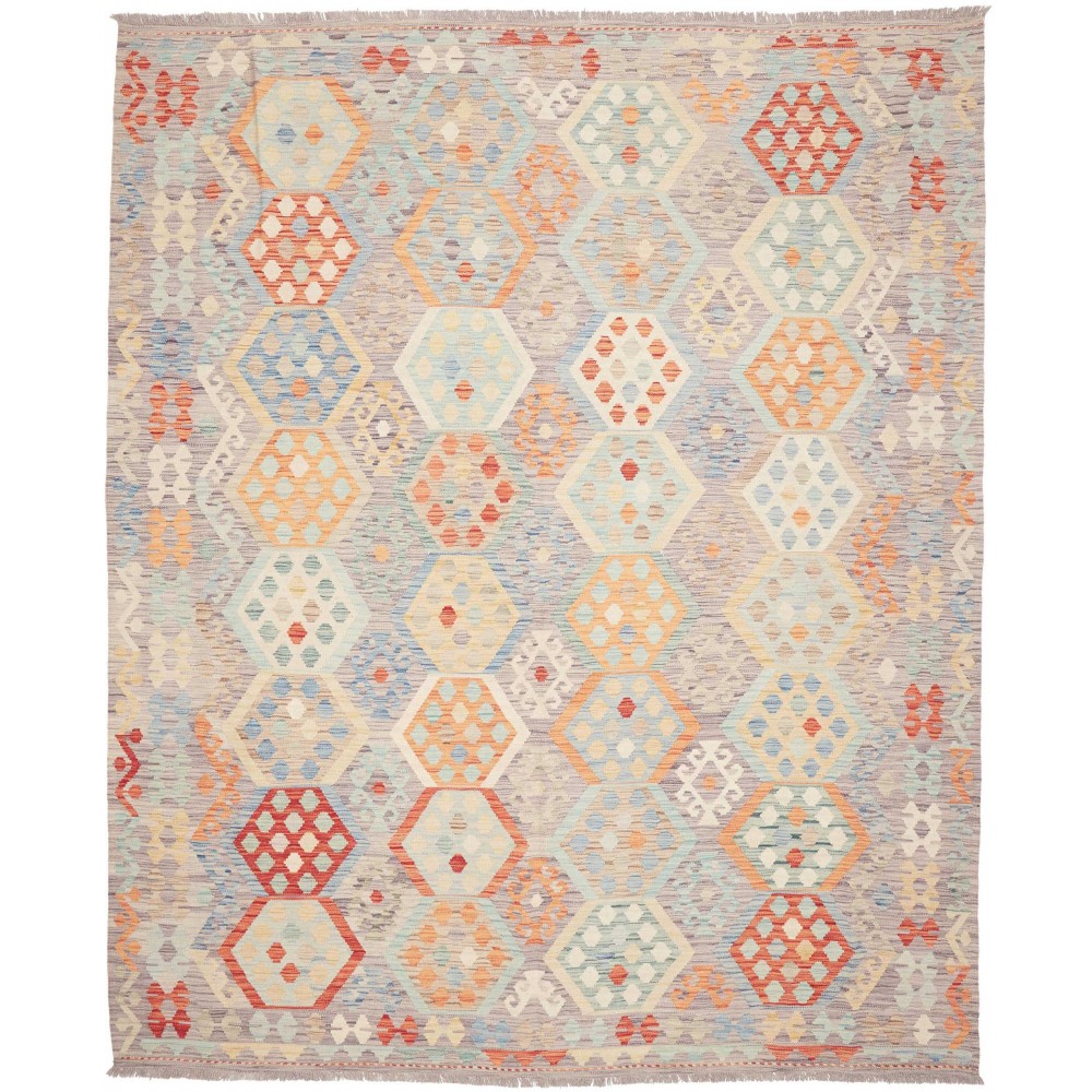 Tappeto Kilim Afghanistan beige marrone 248x295