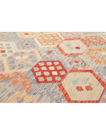 Tappeto Kilim Afghanistan beige marrone 248x295