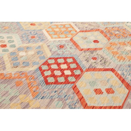 Tappeto Kilim Afghanistan beige marrone 248x295