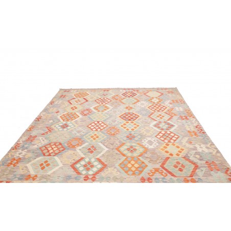 Tappeto Kilim Afghanistan beige rosso 246x291