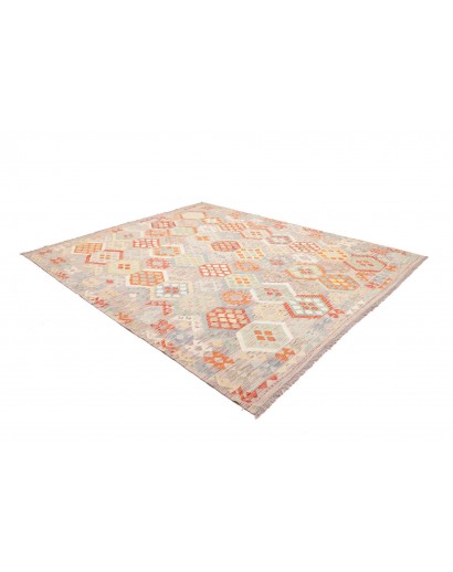 Tappeto Kilim Afghanistan beige rosso 246x291