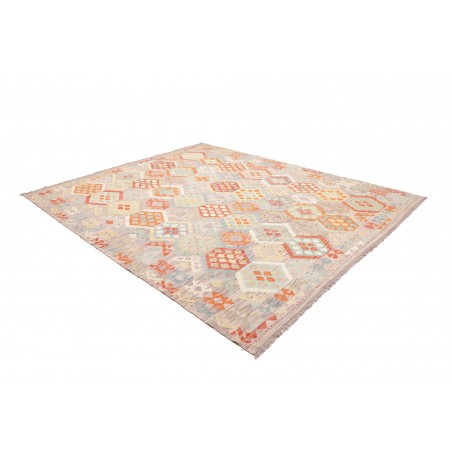 Tappeto Kilim Afghanistan beige rosso 246x291