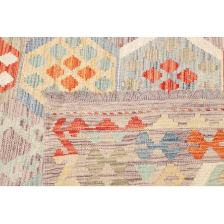 Tappeto Kilim Afghanistan beige rosso 246x291