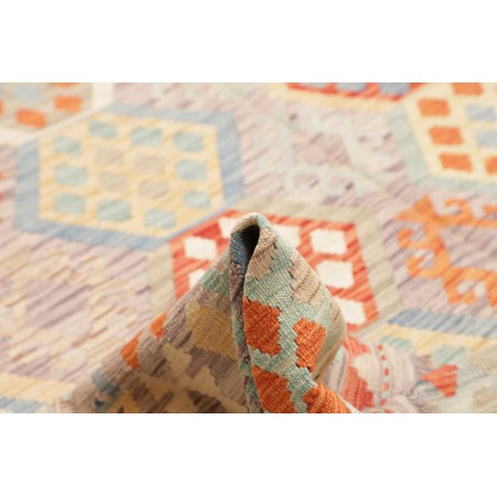 Tappeto Kilim Afghanistan beige rosso 246x291