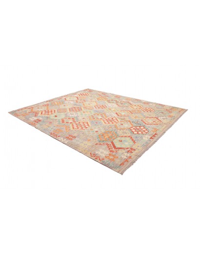 Tappeto Kilim Afghanistan marrone beige 245x293