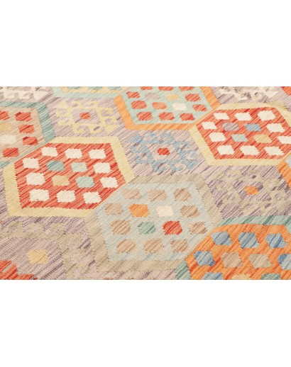 Tappeto Kilim Afghanistan marrone beige 245x293