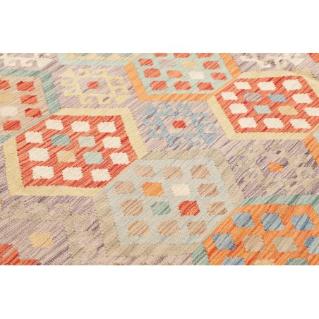 Tappeto Kilim Afghanistan marrone beige 245x293