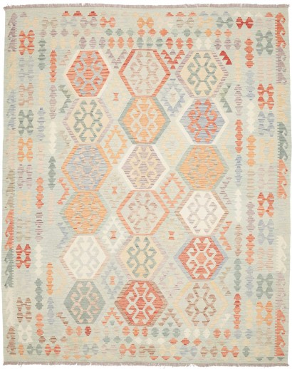 Tappeto Kilim Afghanistan bianco 244x303