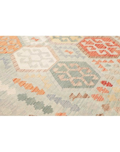 Tappeto Kilim Afghanistan bianco 244x303