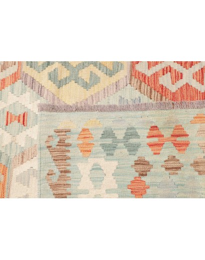 Tappeto Kilim Afghanistan bianco 244x303