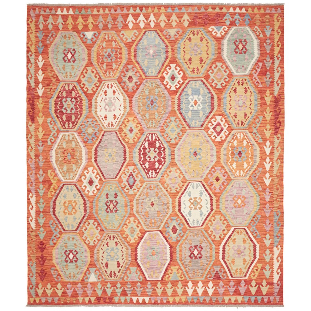 Tappeto Kilim Afghanistan marrone 255x296