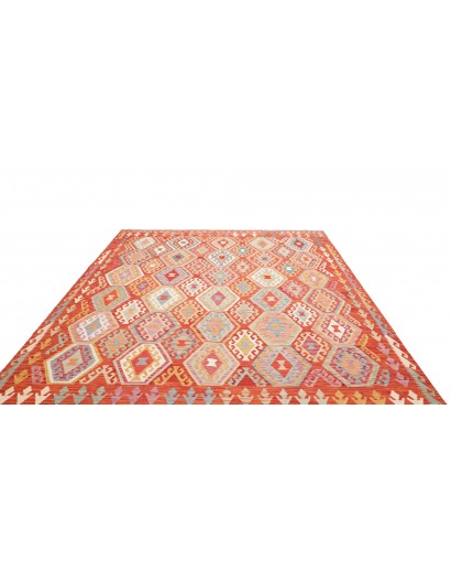 Tappeto Kilim Afghanistan marrone 255x294
