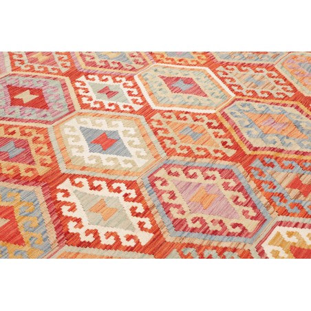 Tappeto Kilim Afghanistan marrone 255x294