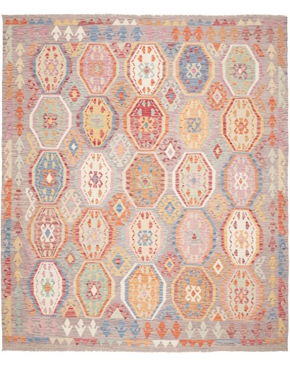 Tappeto Kilim Afghanistan marrone beige 252x290