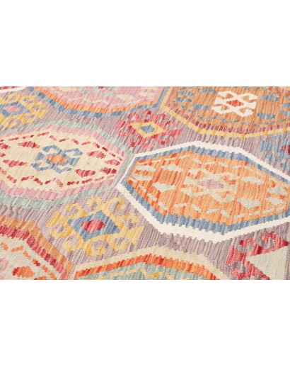 Tappeto Kilim Afghanistan marrone beige 252x290