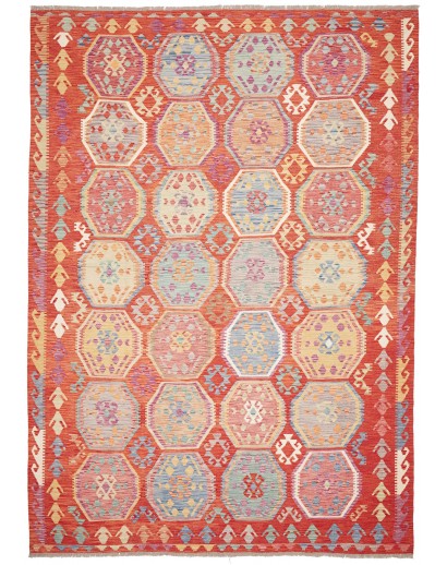Tappeto Kilim Afghanistan marrone 252x359
