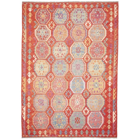 Tappeto Kilim Afghanistan marrone 252x359