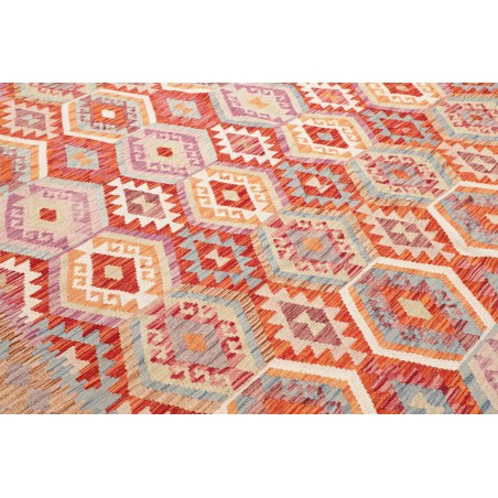 Tappeto Kilim Afghanistan beige marrone 255x302