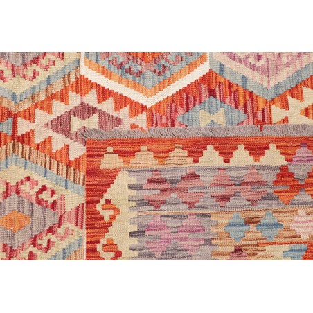 Tappeto Kilim Afghanistan beige marrone 255x302