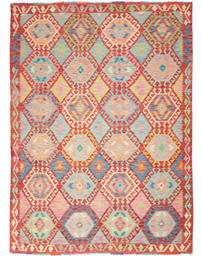 Tappeto Kilim Afghanistan marrone 179x242
