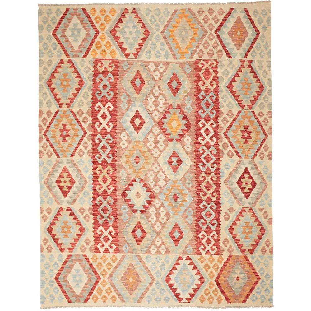Tappeto Kilim Afghanistan marrone 188x240 Tappeto Kilim Afghanistan marrone 188x240