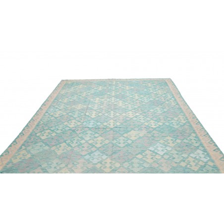 Tappeto Kilim Afghanistan beige blu 247x297