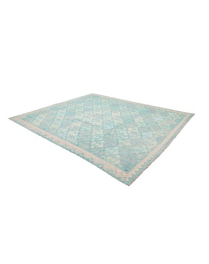 Tappeto Kilim Afghanistan beige blu 247x297