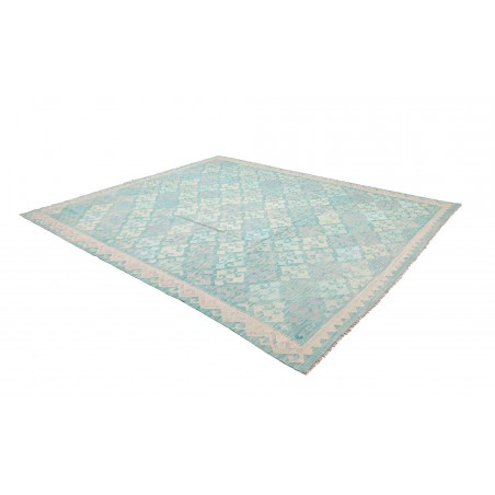 Tappeto Kilim Afghanistan beige blu 247x297