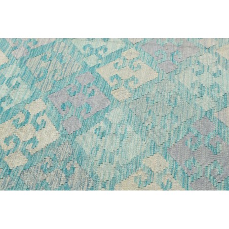 Tappeto Kilim Afghanistan beige blu 247x297