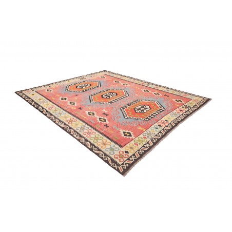 Tappeto Kilim Afghanistan marrone arancione 264x297