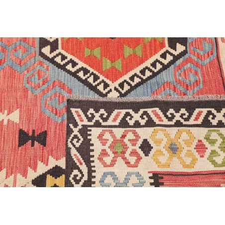Tappeto Kilim Afghanistan marrone arancione 264x297