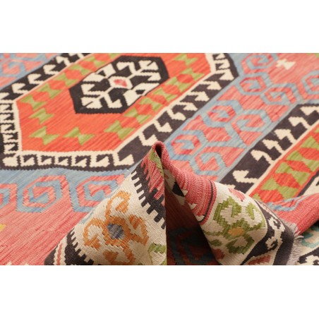 Tappeto Kilim Afghanistan marrone arancione 264x297