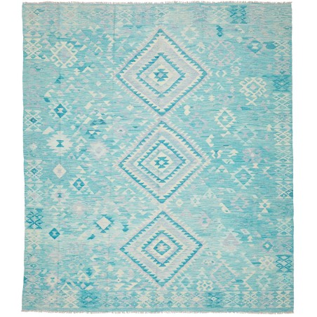 Tappeto Kilim Afghanistan blu 255x293