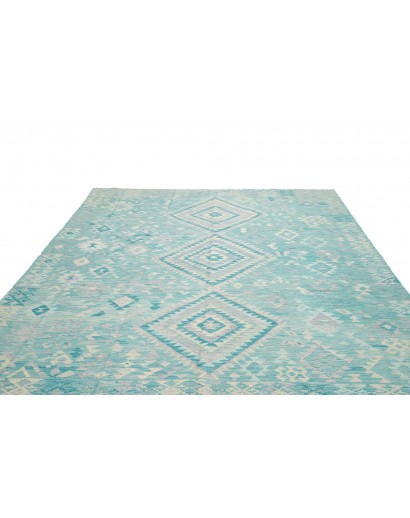 Tappeto Kilim Afghanistan blu 255x293