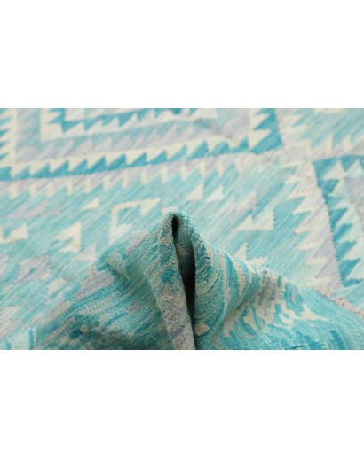 Tappeto Kilim Afghanistan blu 255x293