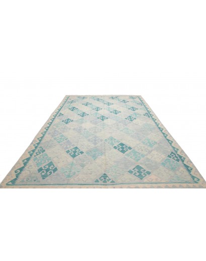 Tappeto Kilim Afghanistan beige bianco 250x349