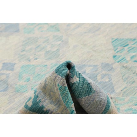 Tappeto Kilim Afghanistan beige bianco 250x349