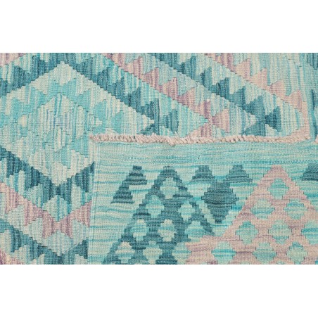 Tappeto Kilim Afghanistan beige blu 246x284