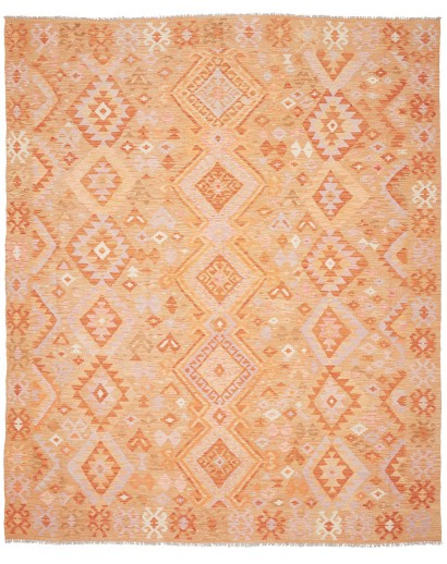 Tappeto Kilim Afghanistan marrone giallo 249x300