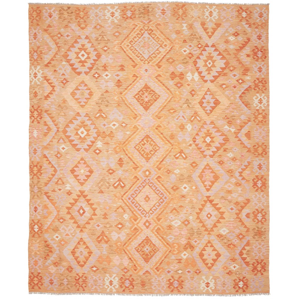 Tappeto Kilim Afghanistan marrone giallo 249x300