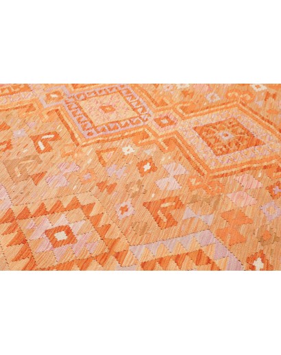 Tappeto Kilim Afghanistan marrone giallo 249x300